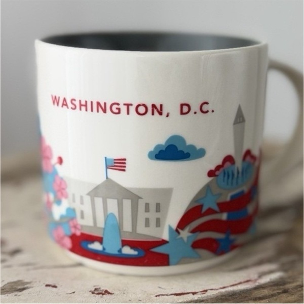 Starbucks You Are Here Washington D.C. Mug Retired Collectible